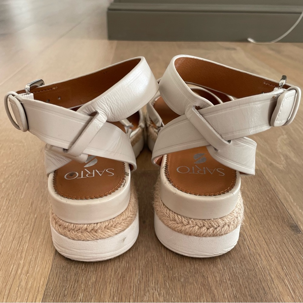Worn twice Sarto by Franco Sarto Calvin Heeled Sandals - 2” platform - Picture 4 of 5